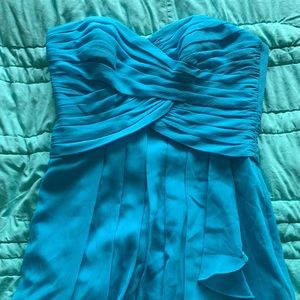 Blue Brides maid dress